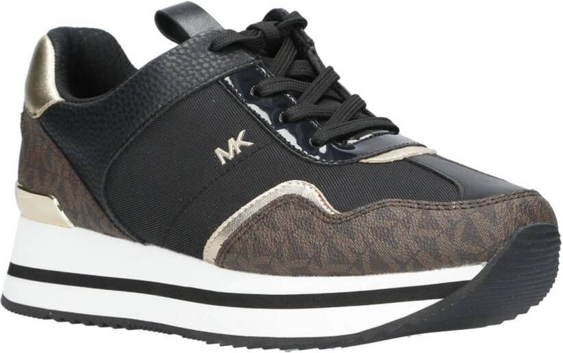 Michael Kors sneakers zwart bruin