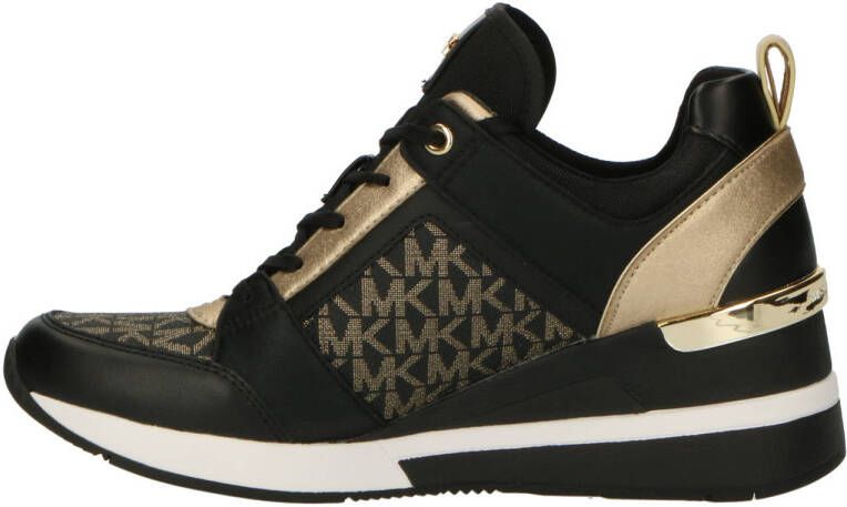 Michael Kors sneakers zwart goud