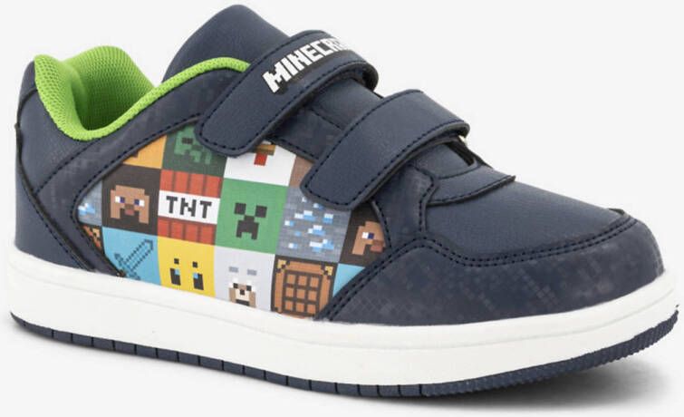 Minecraft sneakers donkerblauw