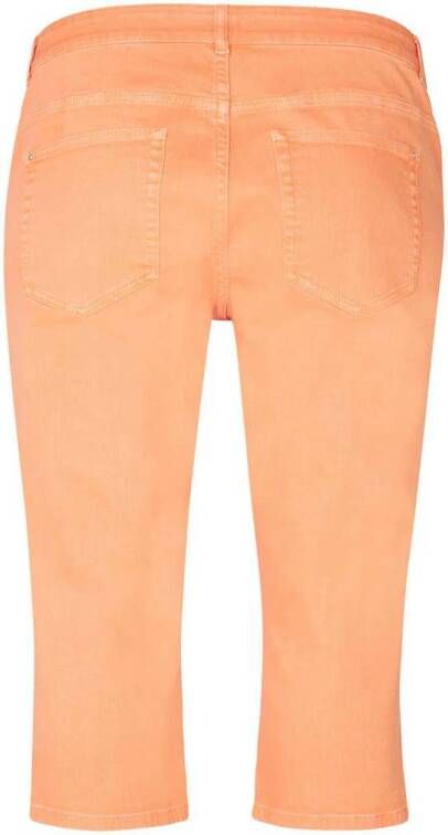 Miss Etam Plus high waist slim fit broek zalm