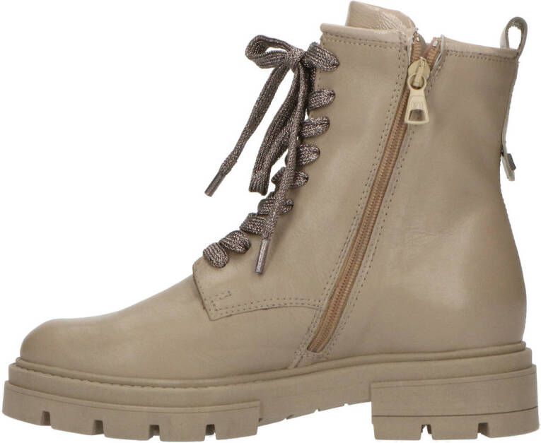 Mjus Beatrix M79280 leren veterboots taupe