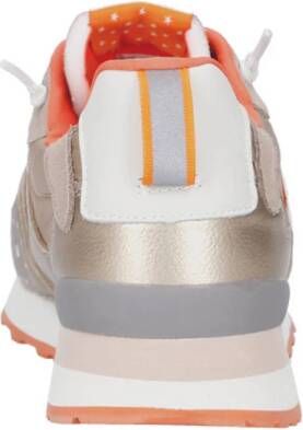 MRP 47 leren sneakers goud oranje