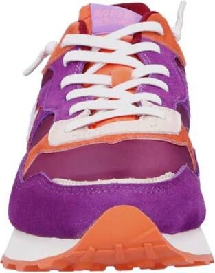 MRP 74 suède sneakers paars oranje