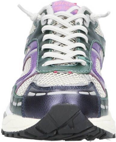 MRP chunky sneakers groen paars zwart