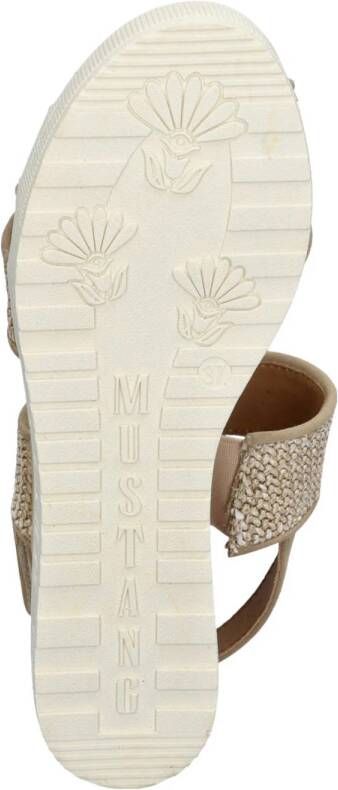 Mustang sandalen beige