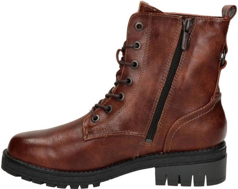 Mustang veterboots cognac