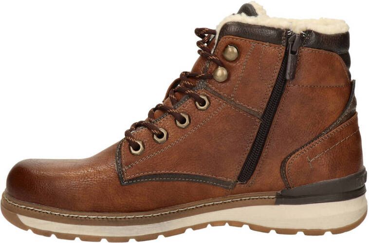 Mustang veterboots cognac