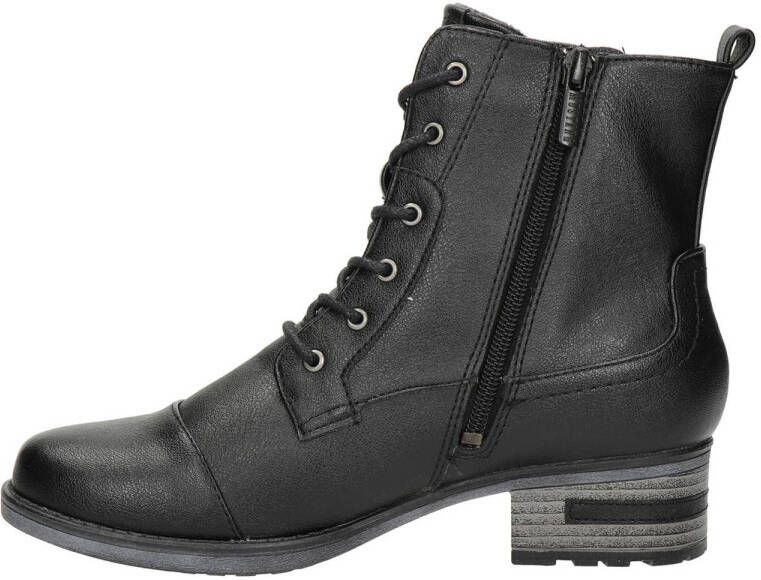 Mustang veterboots zwart