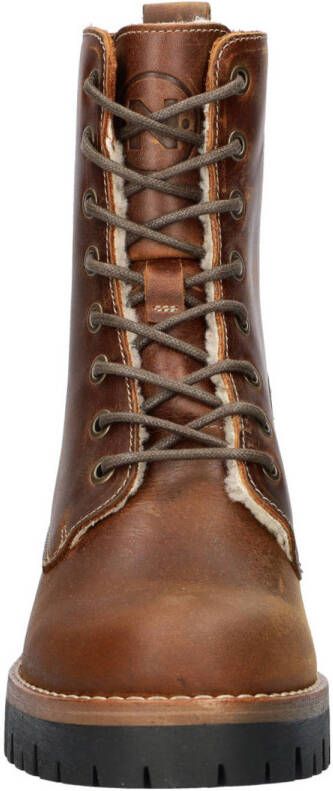 Nelson gevoerde leren veterboots cognac