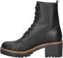 Nelson gevoerde leren veterboots zwart - Thumbnail 3