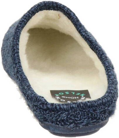 Nelson Home pantoffels blauw