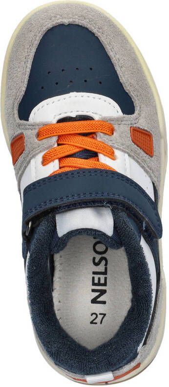 Nelson Kids sneakers wit blauw