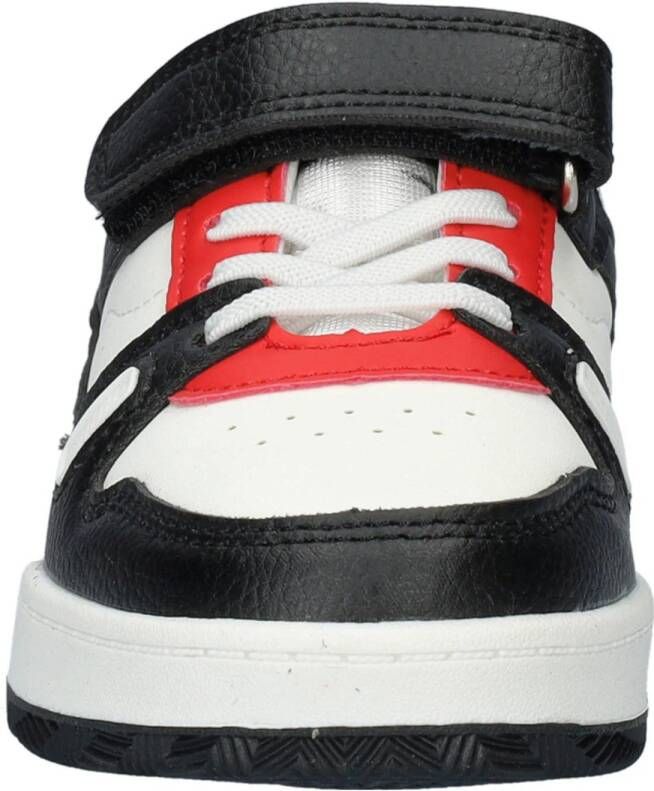 Nelson Kids sneakers zwart wit rood