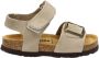 Nelson Kids suède sandalen taupe Bruin Suede Effen 30 - Thumbnail 4