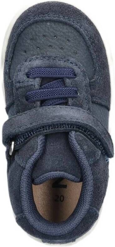 Nelson Kids suède sneakers donkerblauw