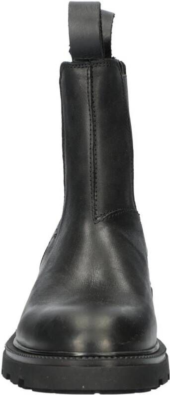 Nelson leren chelsea boots zwart