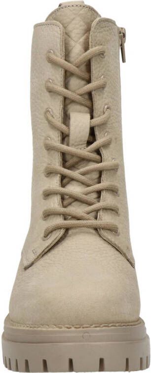 Nelson nubuck veterboots off white