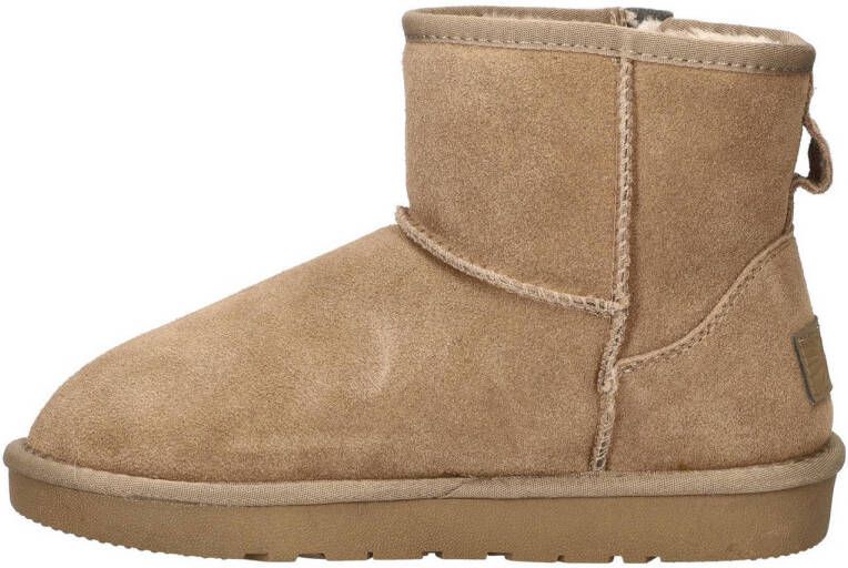 Nelson suède enkelboots taupe