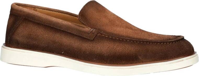 Nelson suède loafers cognac