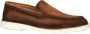 Nelson suède loafers cognac - Thumbnail 3