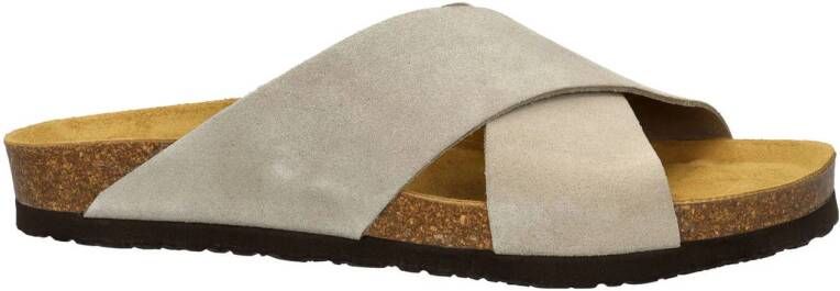 Nelson suède slippers beige