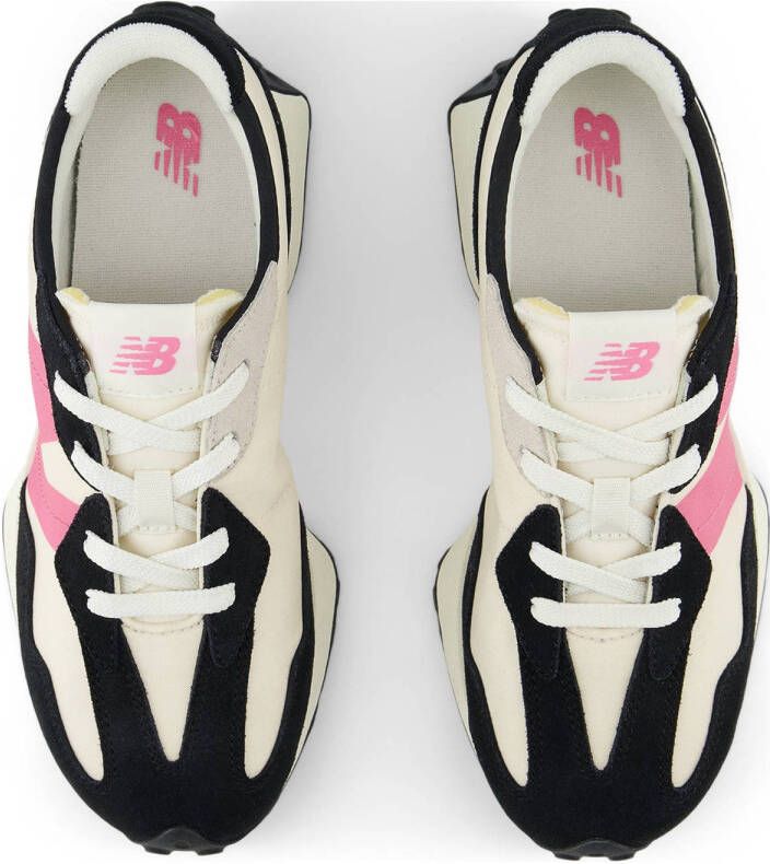 New Balance 327 sneakers zwart wit roze