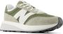 New Balance 370 sneakers olijfgroen beige - Thumbnail 3