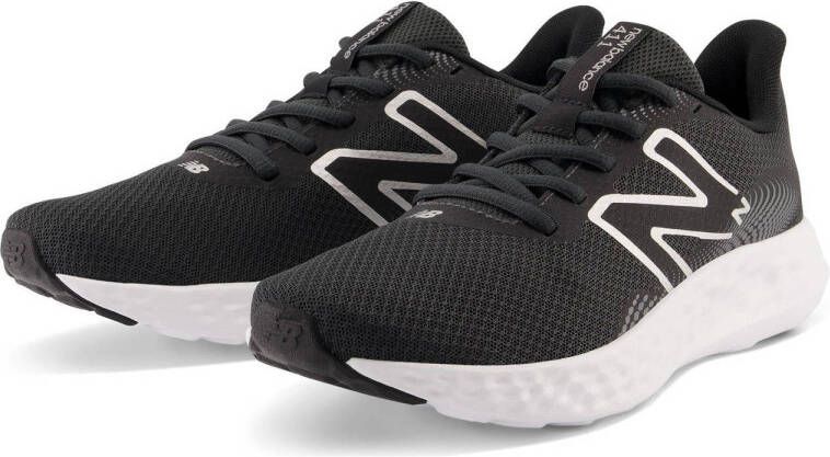 New Balance 411 v3 hardloopschoenen zwart zilver