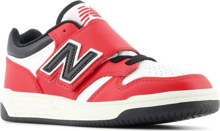 New Balance 480 sneakers rood wit zwart