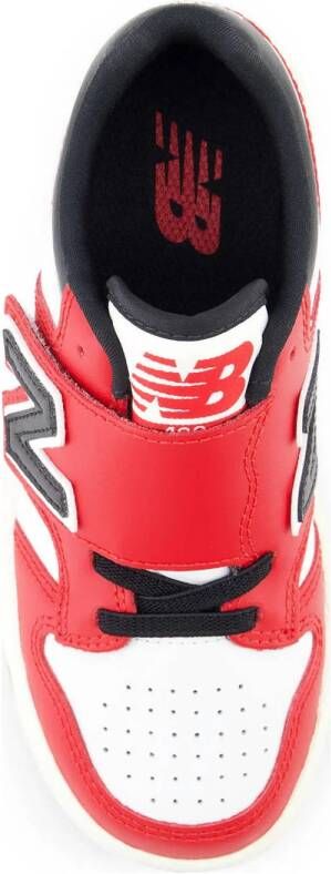 New Balance 480 sneakers rood wit zwart