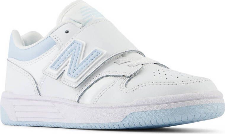 New Balance 480 sneakers wit lichtblauw