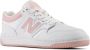 New Balance 480 sneakers wit roze Jongens Meisjes Leer Meerkleurig 36 - Thumbnail 1