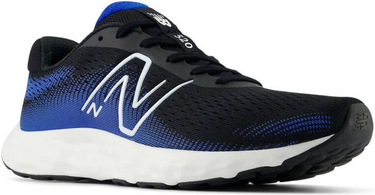 New Balance 520 hardloopschoenen blauw zwart wit