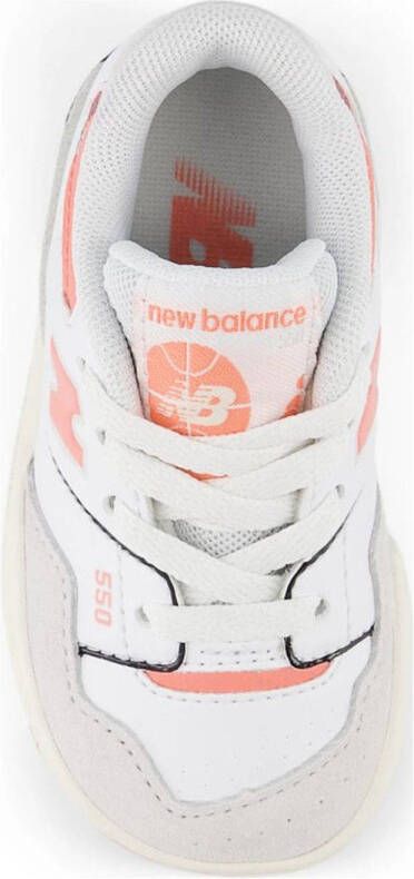 New Balance 550 sneakers wit beige oranje