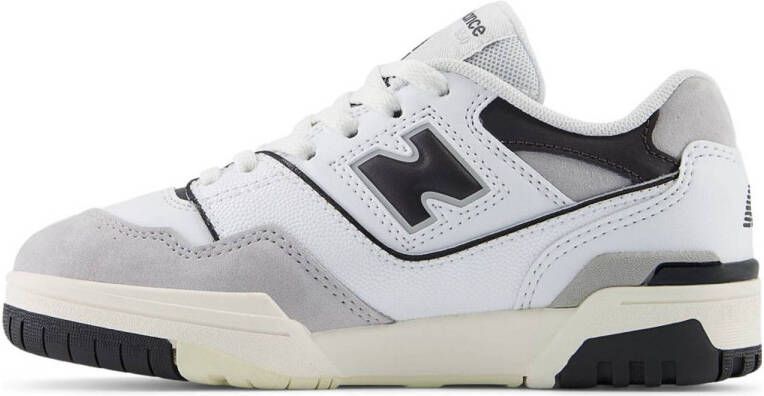 New Balance 550 sneakers wit lichtgrijs zwart