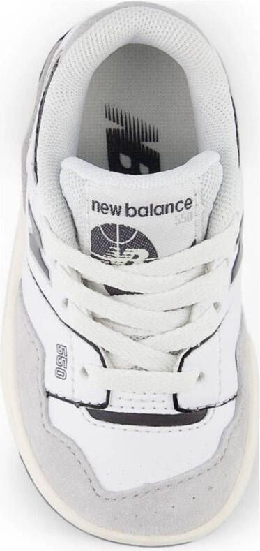 New Balance 550 sneakers wit lichtgrijs zwart