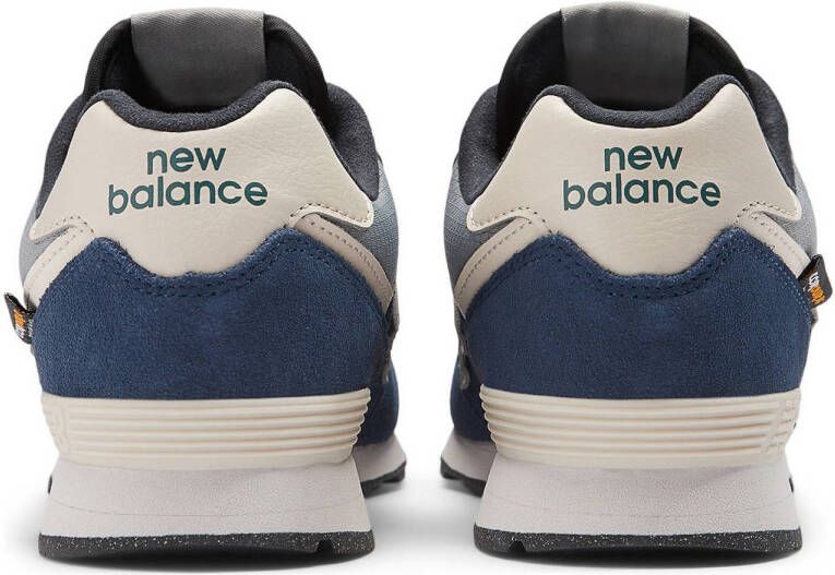 New Balance 574 sneakers blauw ecru petrol