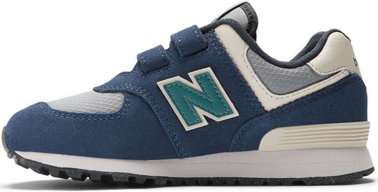 New Balance 574 sneakers blauw grijs petrol