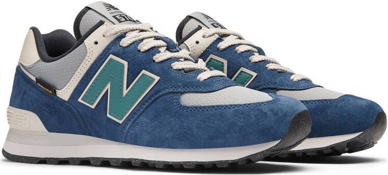 New Balance 574 sneakers blauw grijs turquoise