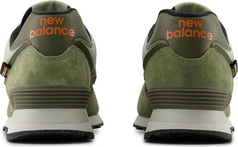 New Balance 574 sneakers groen oranje