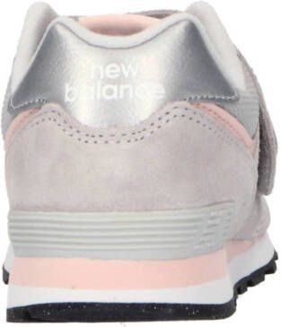New Balance 574 sneakers lichtblauw lichtroze