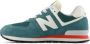 New Balance 574 sneakers petrol wit - Thumbnail 2