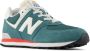 New Balance 574 sneakers petrol wit - Thumbnail 3