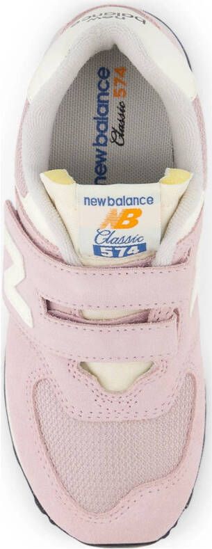 New Balance 574 sneakers roze wit blauw