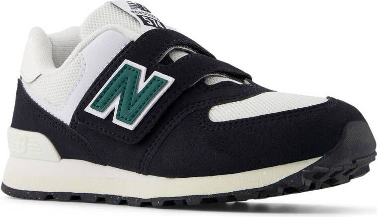 New Balance 574 sneakers zwart groen wit