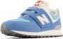 New Balance 574 V1 sneakers blauw lichtblauw Jongens Meisjes Suede Meerkleurig 33.5 - Thumbnail 5