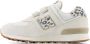 New Balance 574 V1 sneakers dierenprint offwhite blauw Ecru Jongens Meisjes Suede 33.5 - Thumbnail 6