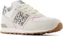 New Balance 574 V1 sneakers dierenprint offwhite blauw Ecru Jongens Meisjes Suede 39 - Thumbnail 5