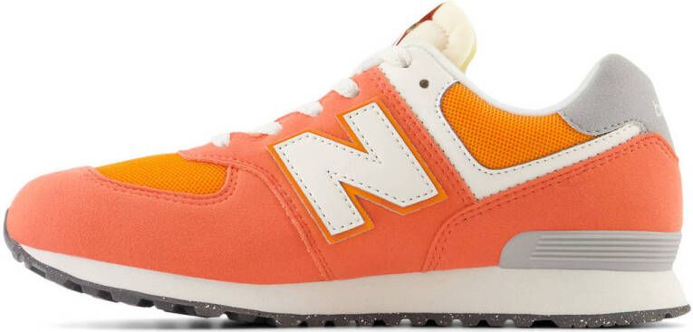 New Balance 574 V1 sneakers oranje wit grijs