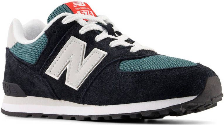 New Balance 574 V1 sneakers zwart grijsblauw